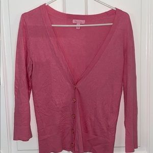 Pink Lily Pulitzer cardigan